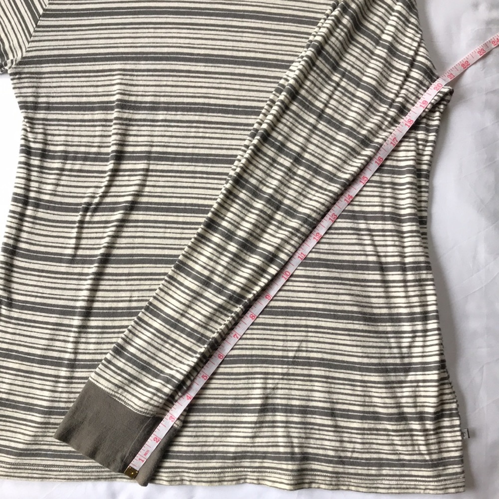 Toad&Co 100% Organic Cotton Cowl Neck Long Sleeve Tunic Tee Womenโs Large - Picture 9 of 11
